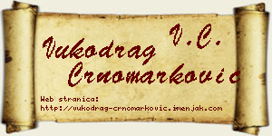 Vukodrag Crnomarković vizit kartica